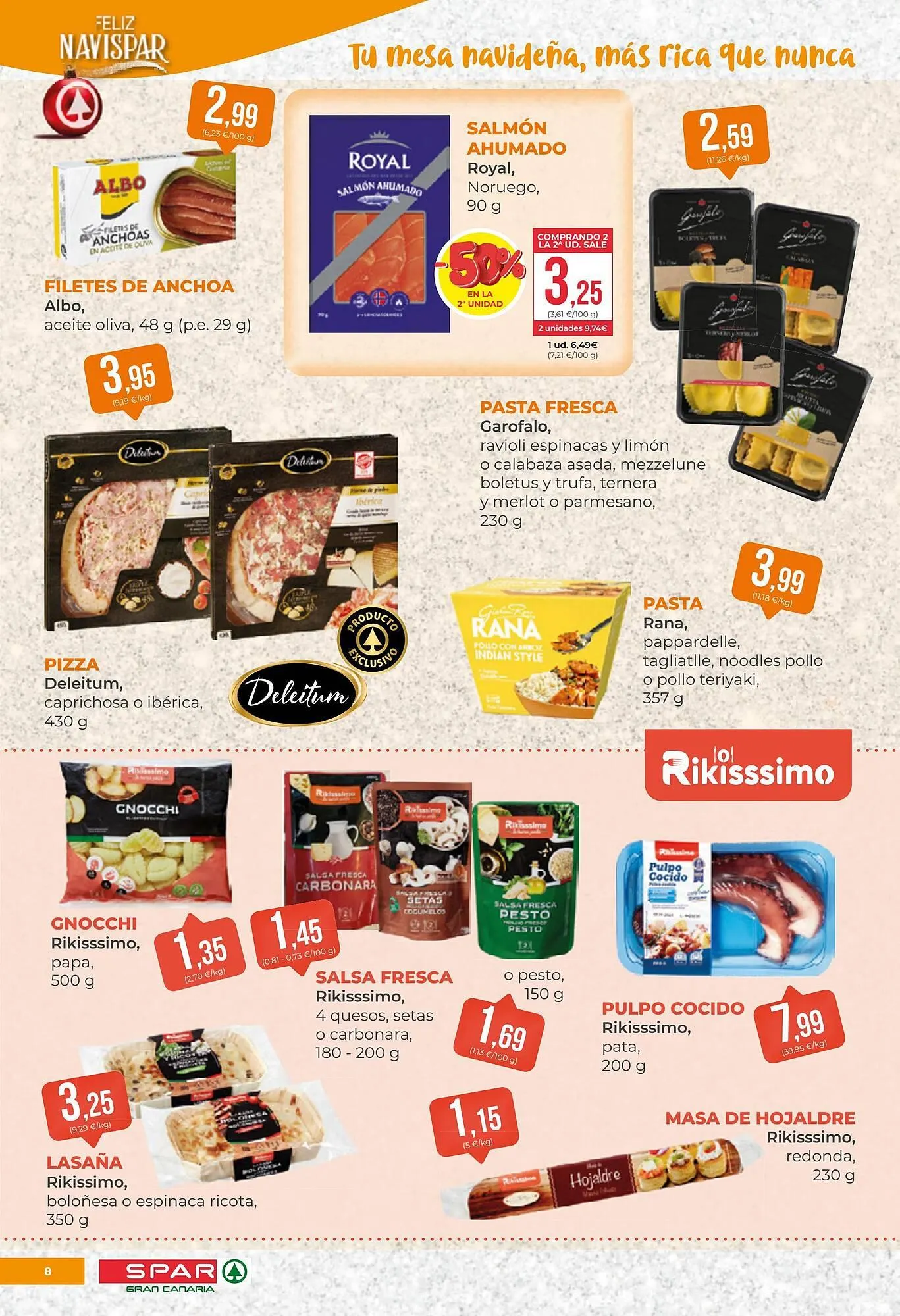Catálogo de Folleto SPAR Gran Canaria 12 de diciembre al 25 de diciembre 2025 - Página 8