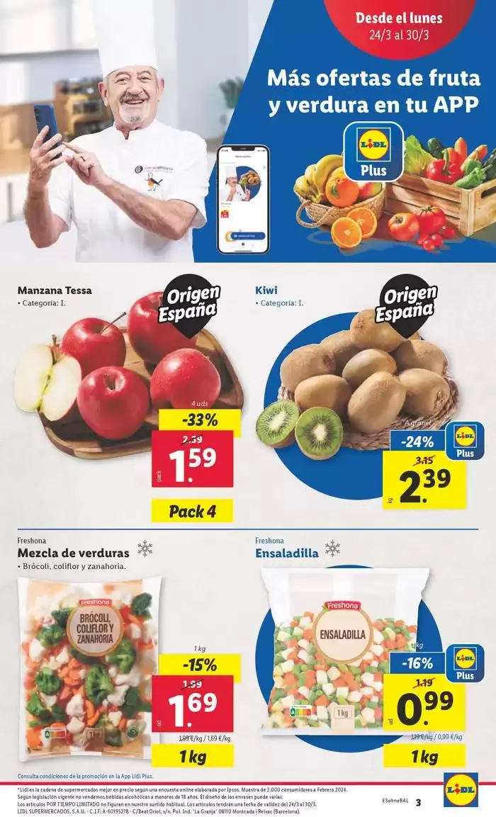 Catálogo de № 1 PRECIO - Ofertas válidas del 24/03 al 30/03 24 de marzo al 30 de marzo 2025 - Página 3