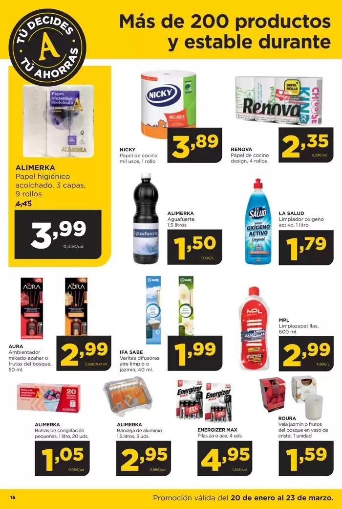 Catálogo de Tu decides tu ahorras 20 de enero al 23 de marzo 20 de enero al 23 de marzo 2025 - Página 16