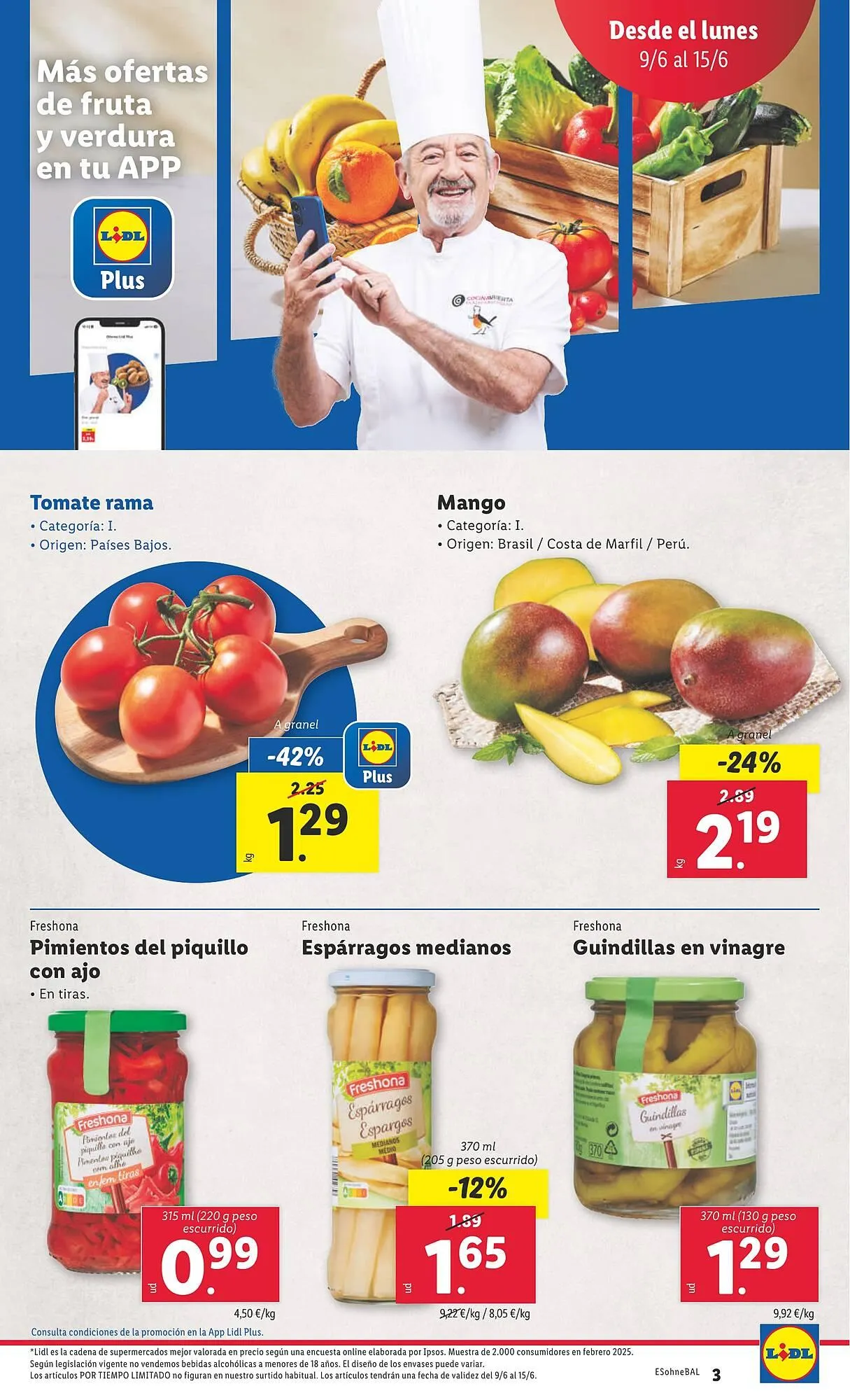 Catálogo de Folleto Lidl 9 de junio al 15 de junio 2025 - Página 3