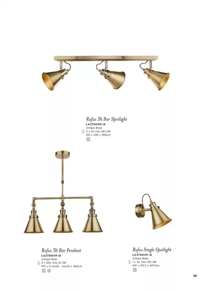 Catálogo de Lighting & Mirror Collection 12 de marzo al 31 de agosto 2025 - Página 133