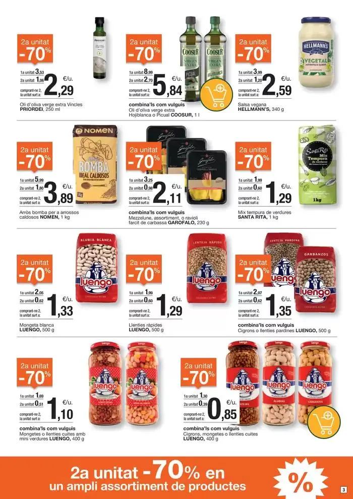 Catálogo de Ofertes vàlides del 18 al 31 de març 18 de marzo al 31 de marzo 2025 - Página 3