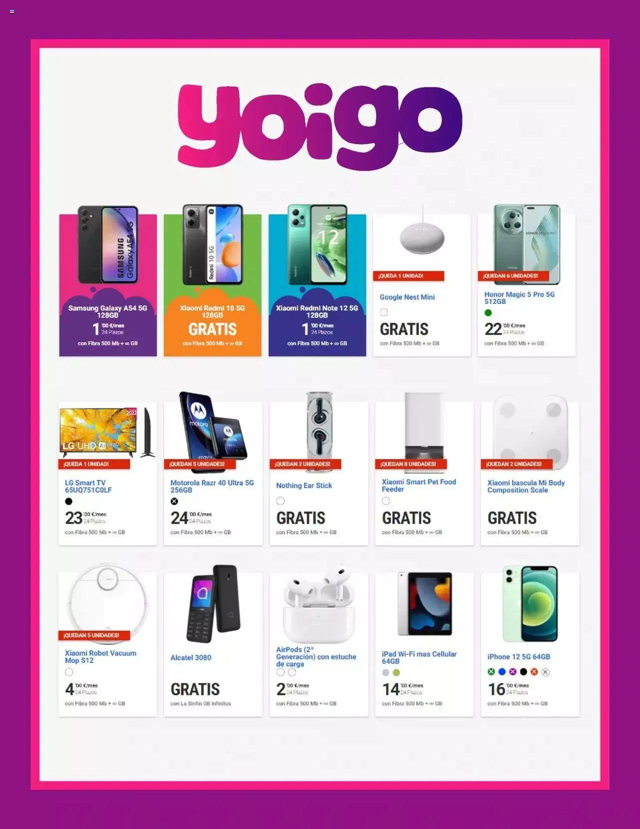 Catálogo de Yoigo ofertas 18 de agosto al 31 de diciembre 2023 - Página 3