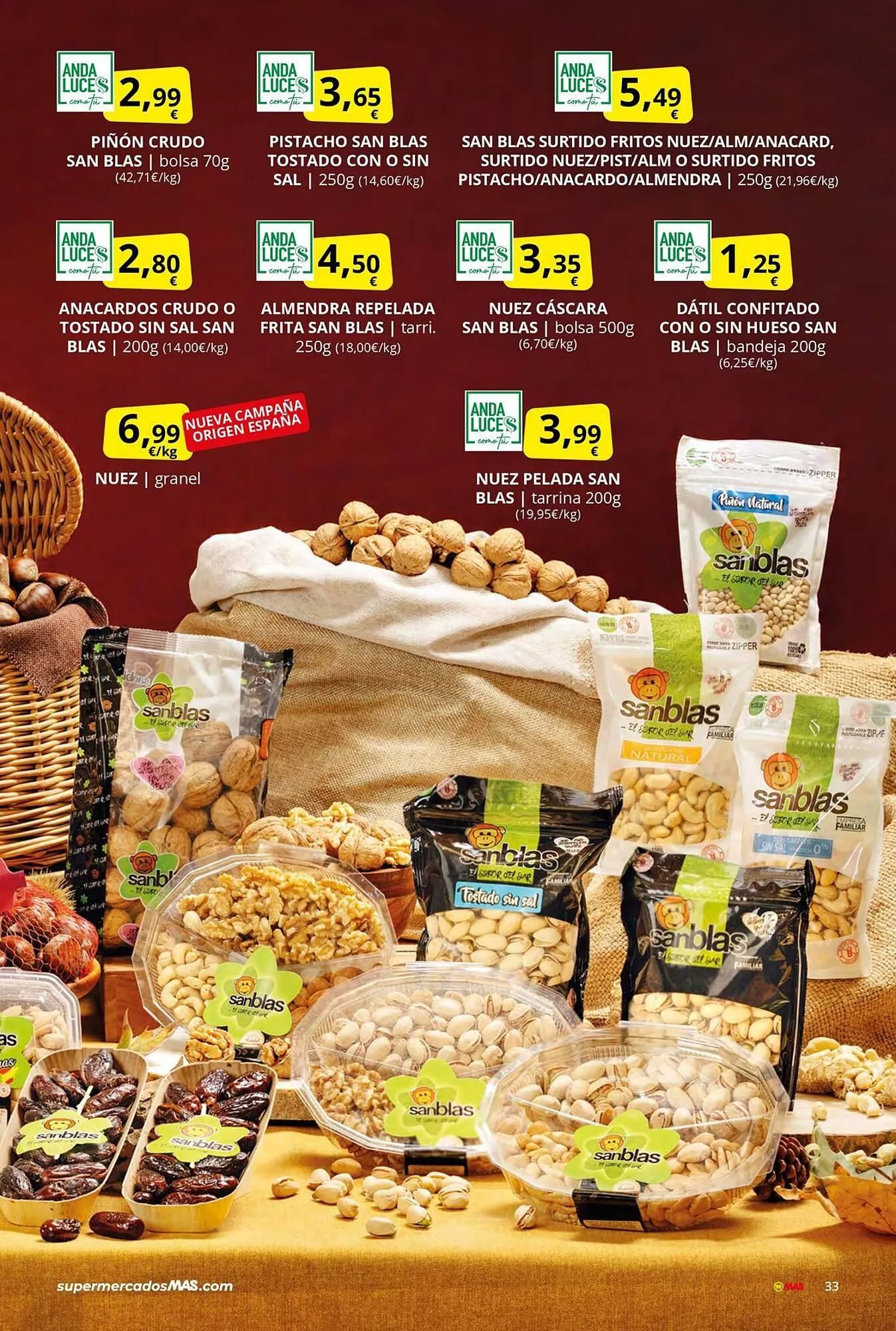 Catálogo de Folleto Supermercados MAS 28 de noviembre al 31 de diciembre 2025 - Página 33