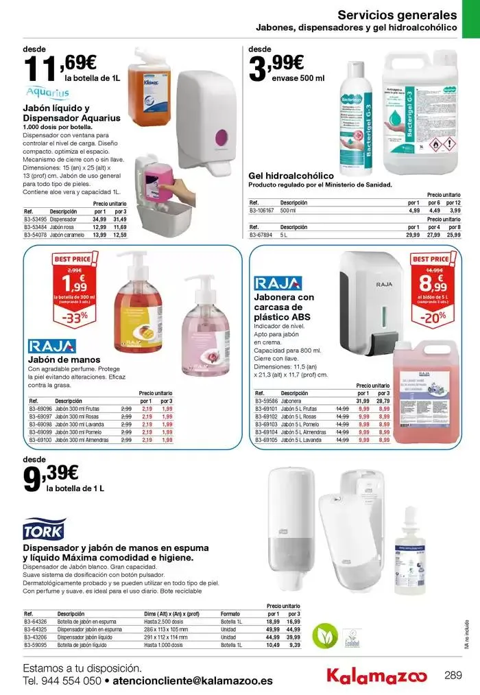 Catálogo de Staples Kalamazoo Catálogo General 9 de enero al 30 de septiembre 2025 - Página 289