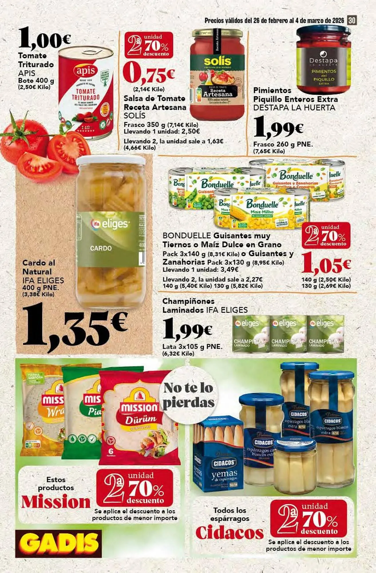 Catálogo de Folleto Gadis 26 de febrero al 4 de marzo 2026 - Página 30