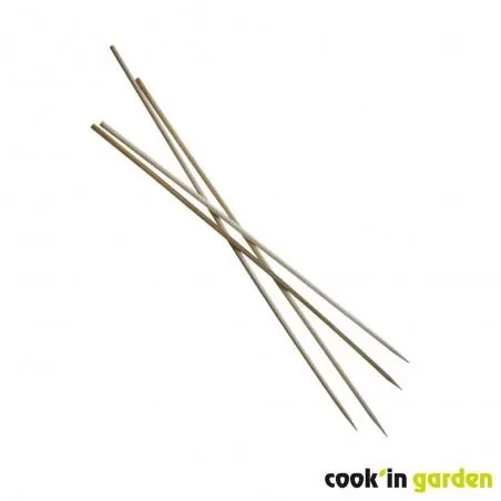 100 PINCHOS BAMBÚ 30CM