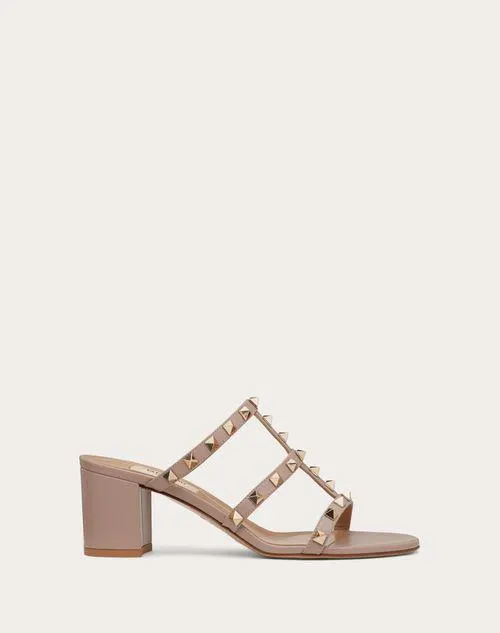 SANDALIAS DE PALA ROCKSTUD DE BECERRO 60 MM