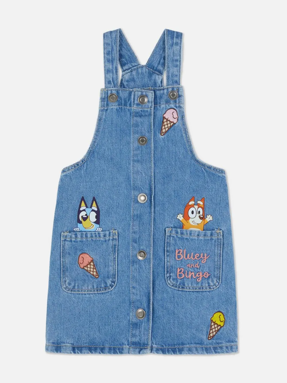 1,5-7 años | Pichi vaquero azul