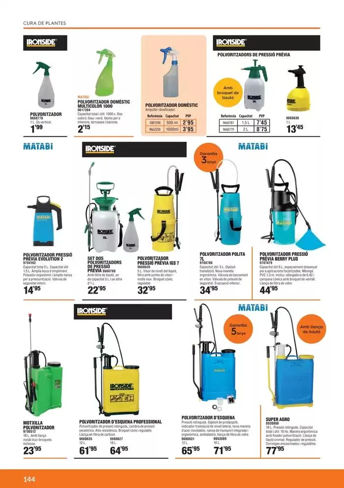 Catálogo de Jardins preparats per a tu 24 de marzo al 6 de agosto 2025 - Página 144