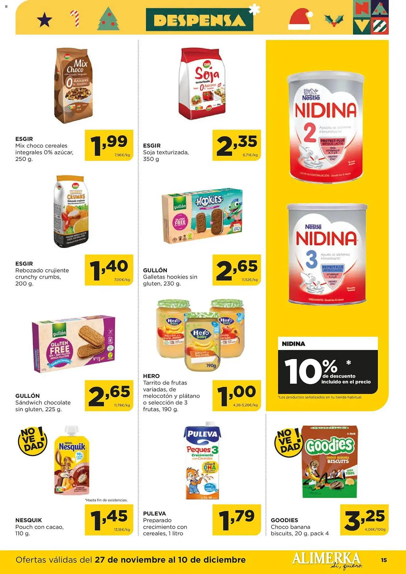 Catálogo de Folleto Alimerka 27 de noviembre al 10 de diciembre 2025 - Página 15