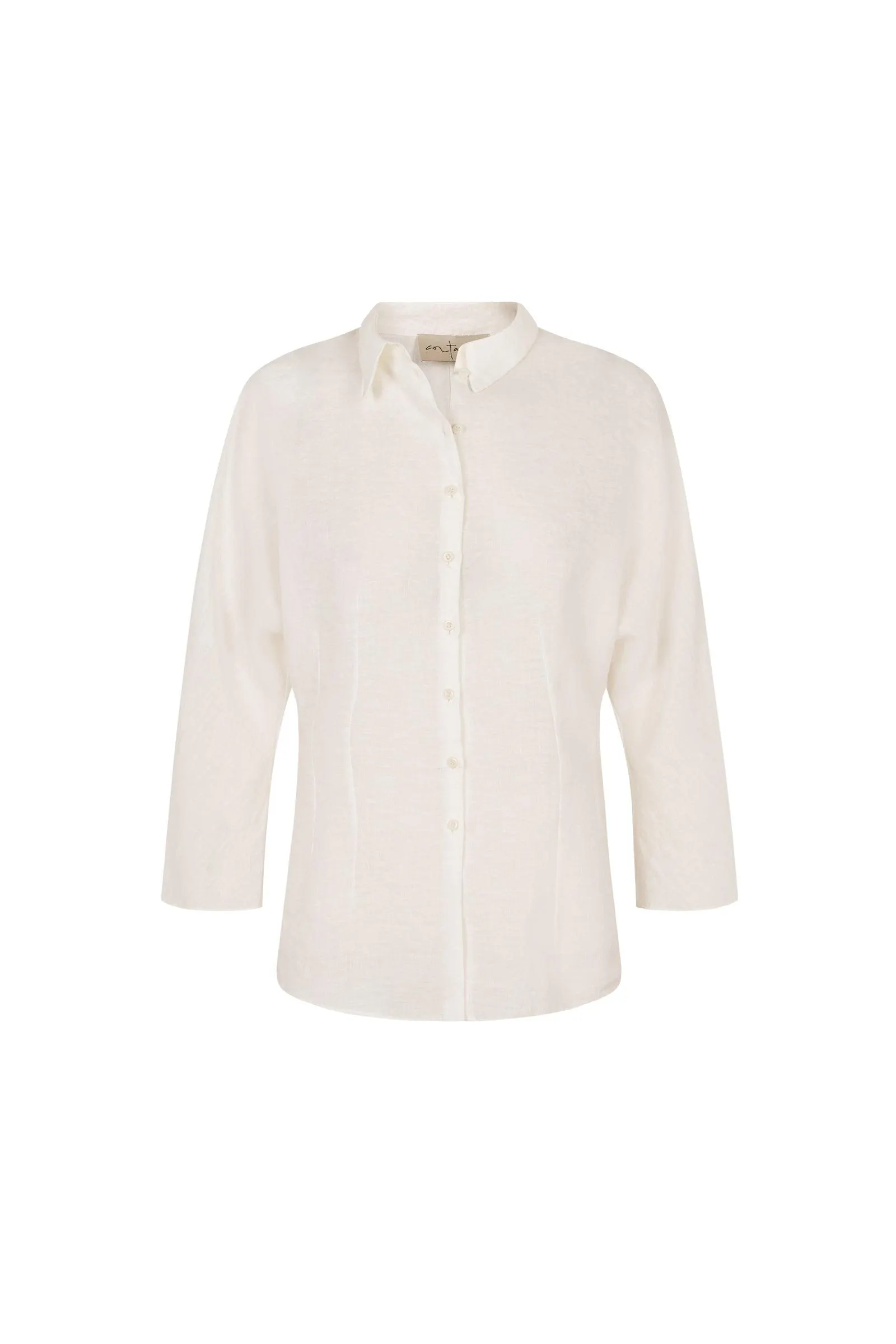 Theresa, camisa en lino crudo