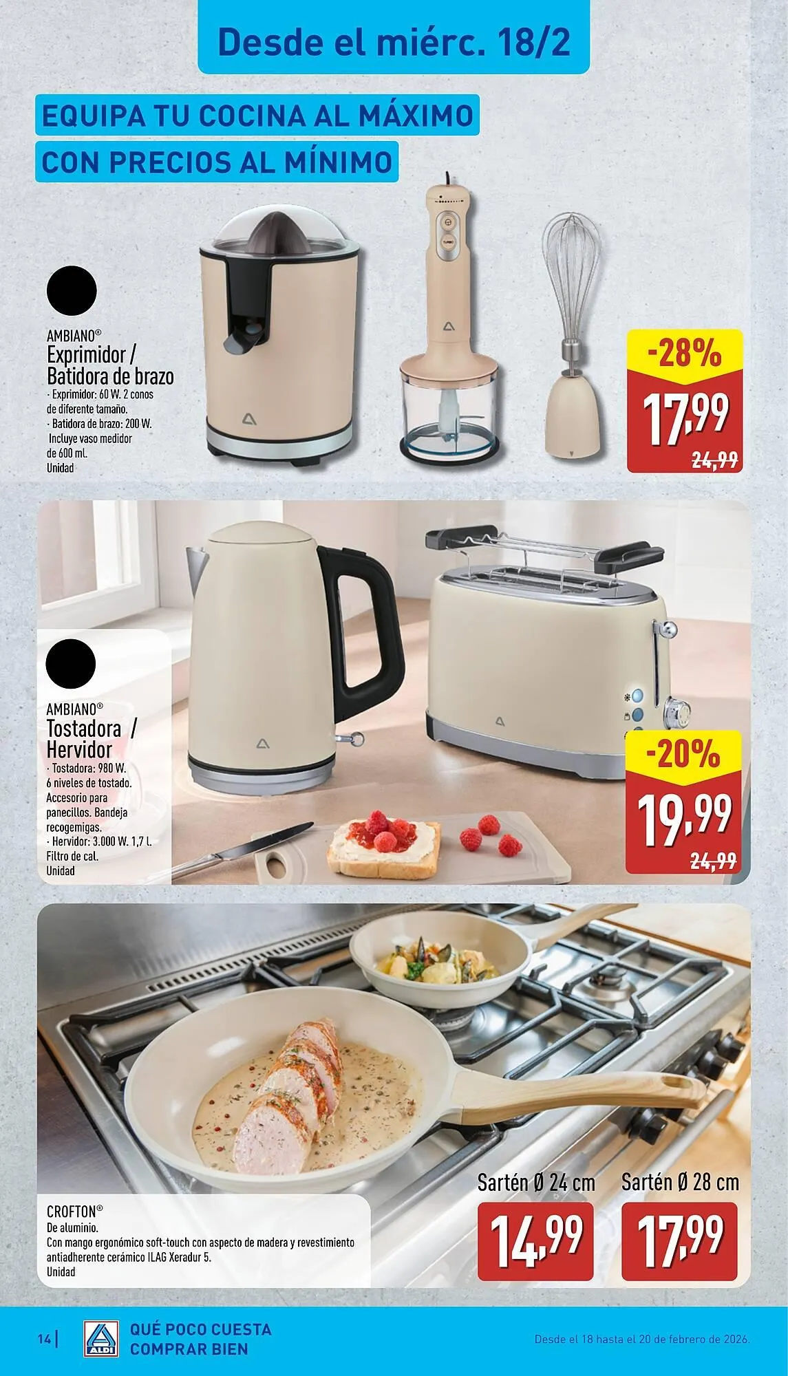 Catálogo de Folleto ALDI 16 de febrero al 22 de febrero 2026 - Página 14