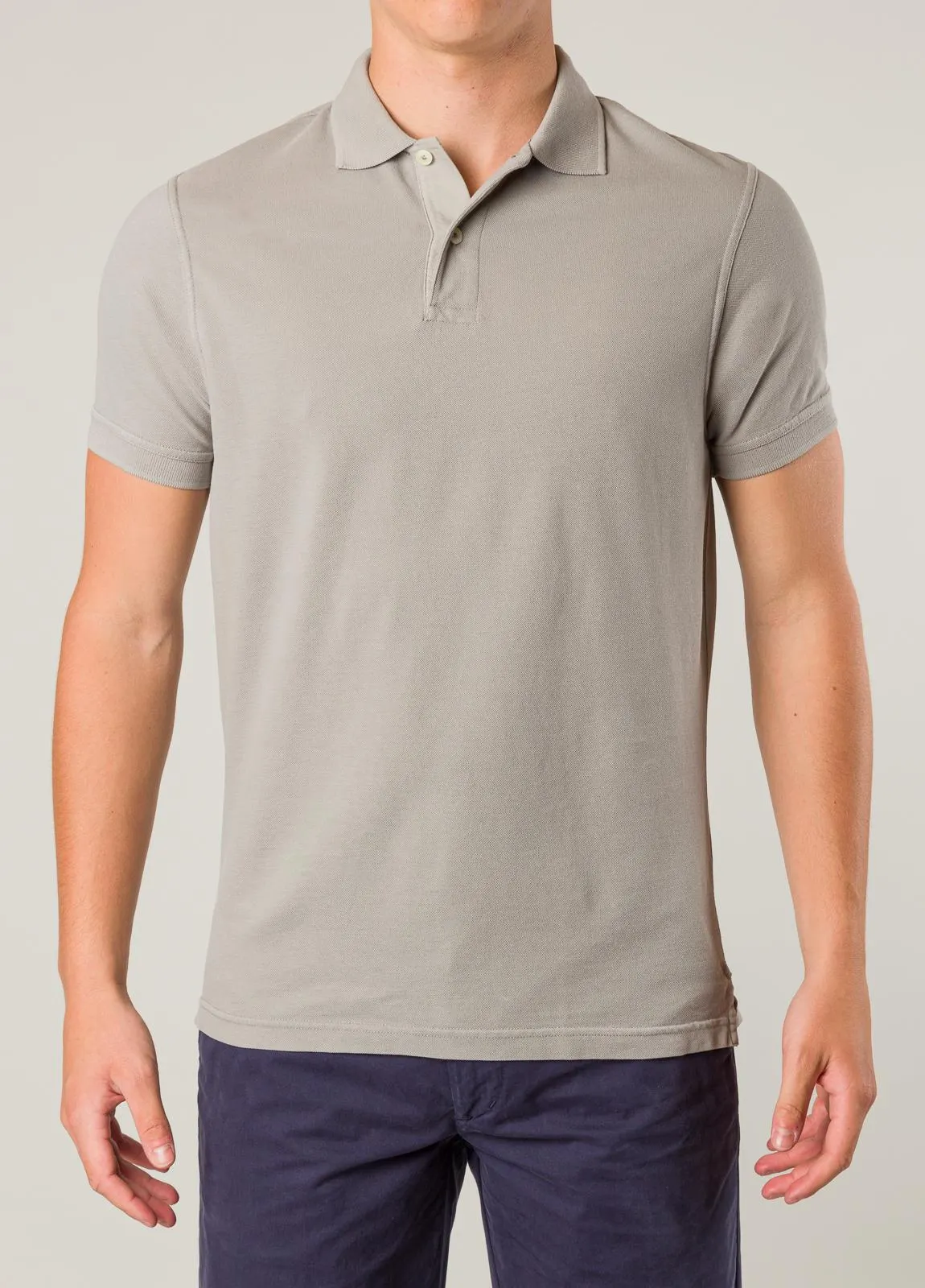 Polo FUREST COLECCIÓN piqué manga corta color gris piedra