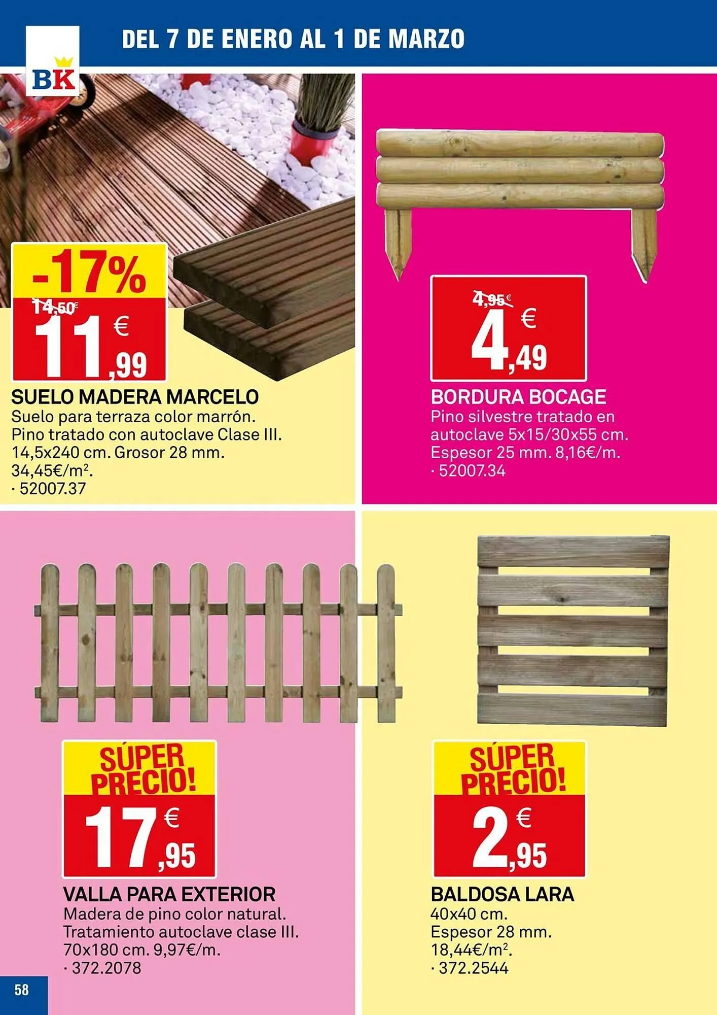 Catálogo de Catálogo Bricoking 7 de enero al 1 de marzo 2026 - Página 58
