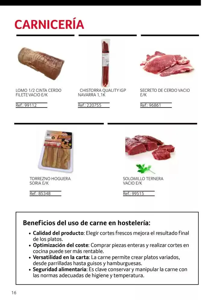 Catálogo de Nuestra selección de hostelería 1 de marzo al 30 de abril 2025 - Página 16
