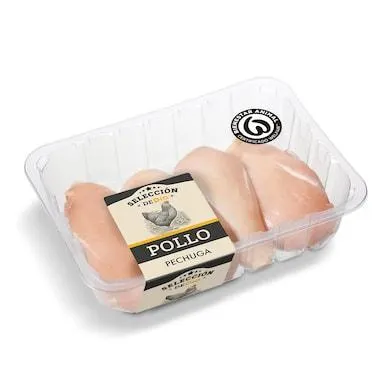Pechuga de pollo entera formato familiar Selección de Dia bandeja 1.2 Kg aprox.