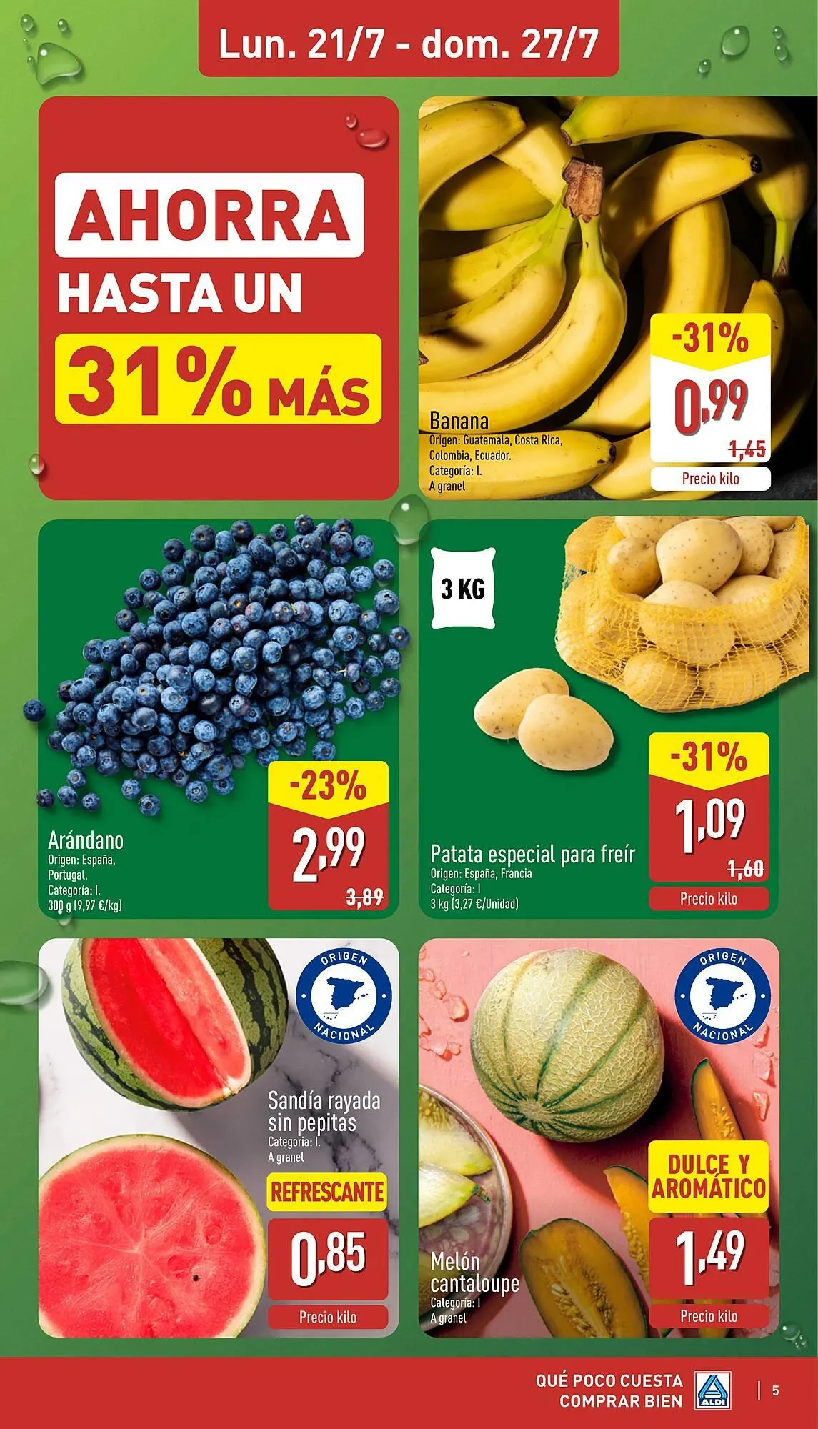 Catálogo de Folleto ALDI 21 de julio al 27 de julio 2025 - Página 5