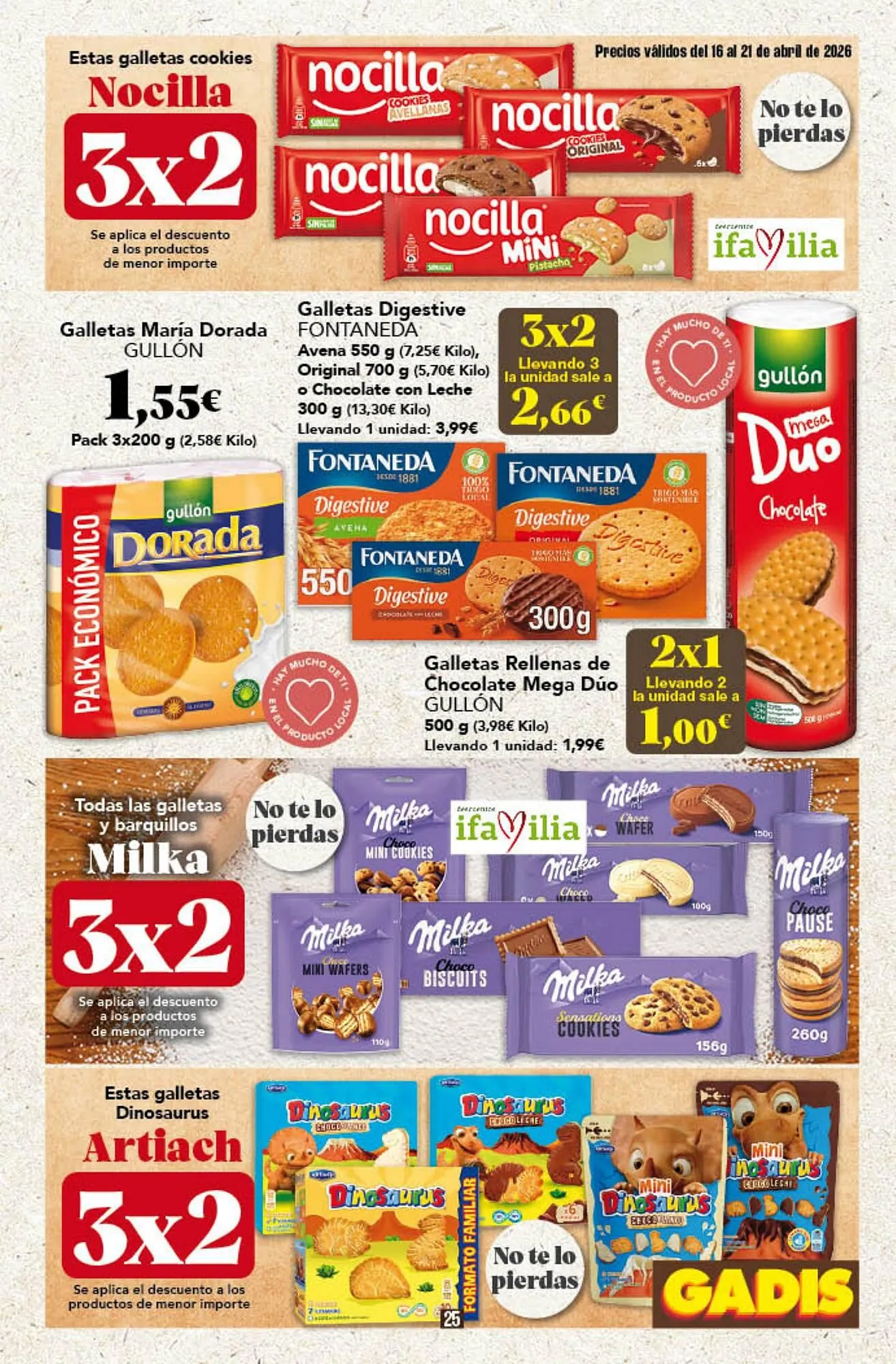 Catálogo de Folleto Gadis 16 de abril al 21 de abril 2026 - Página 25