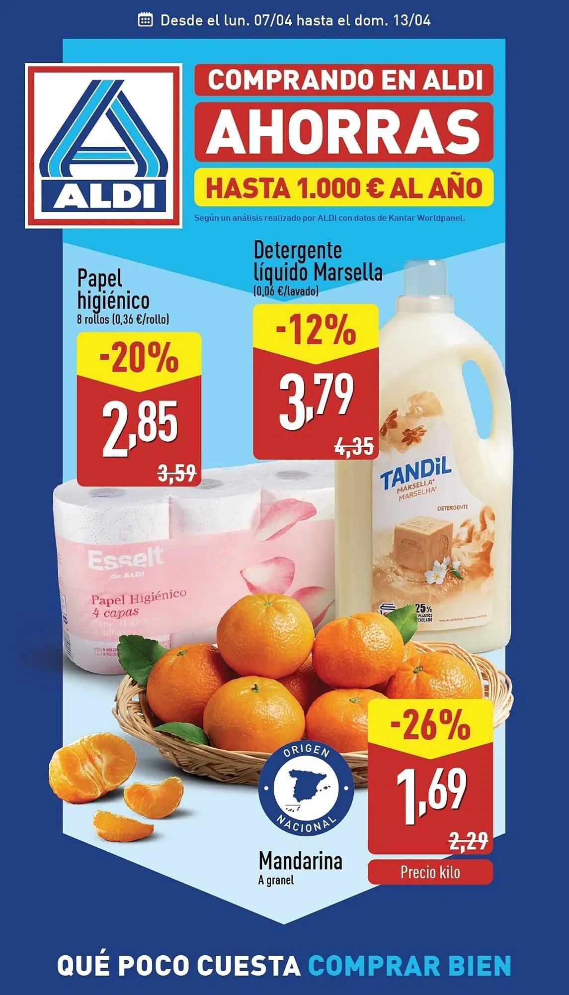 Catálogo de Folleto ALDI 7 de abril al 13 de abril 2025 - Página 1