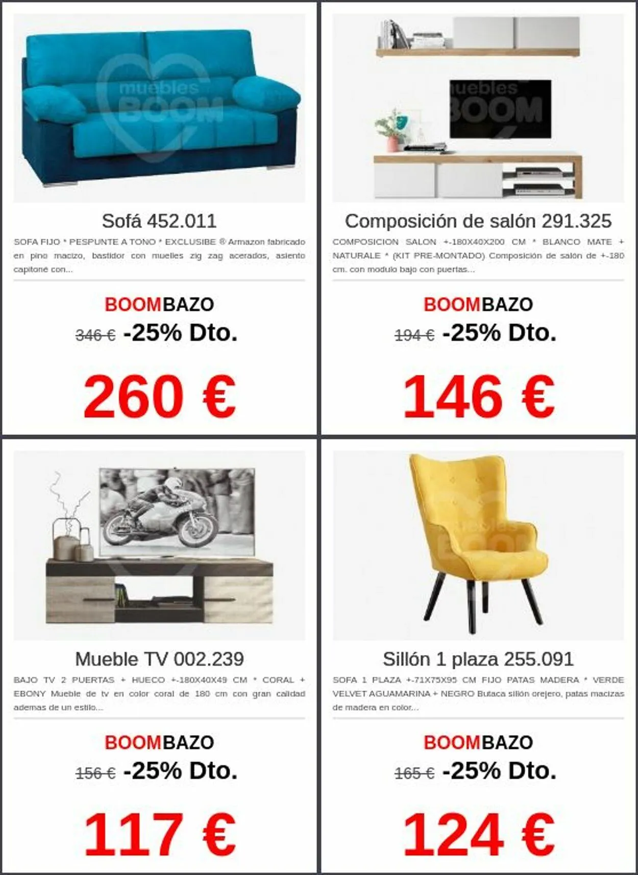 Catálogo de Muebles BOOM Oferta actual 9 de junio al 18 de junio 2025 - Página 4