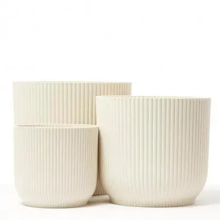 MACETERO VIBES BLANCO LINO