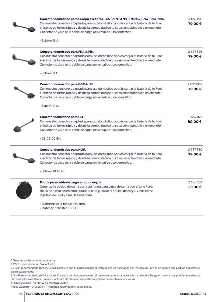 Catálogo de Ford de accesorios Ford Mustang Mach-E 13 de noviembre al 13 de noviembre 2025 - Página 5