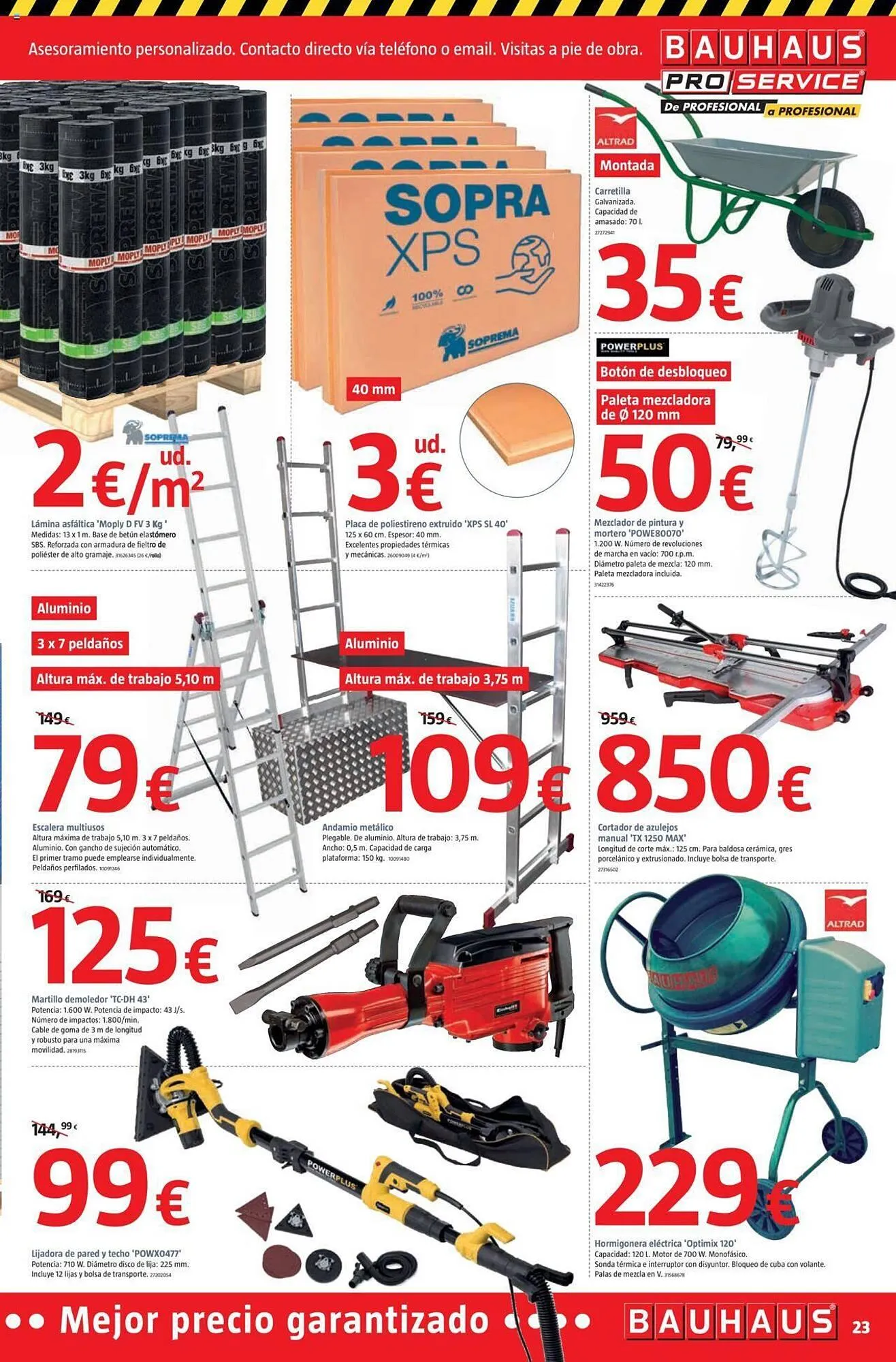 Catálogo de Folleto Bauhaus 26 de abril al 8 de mayo 2024 - Página 23