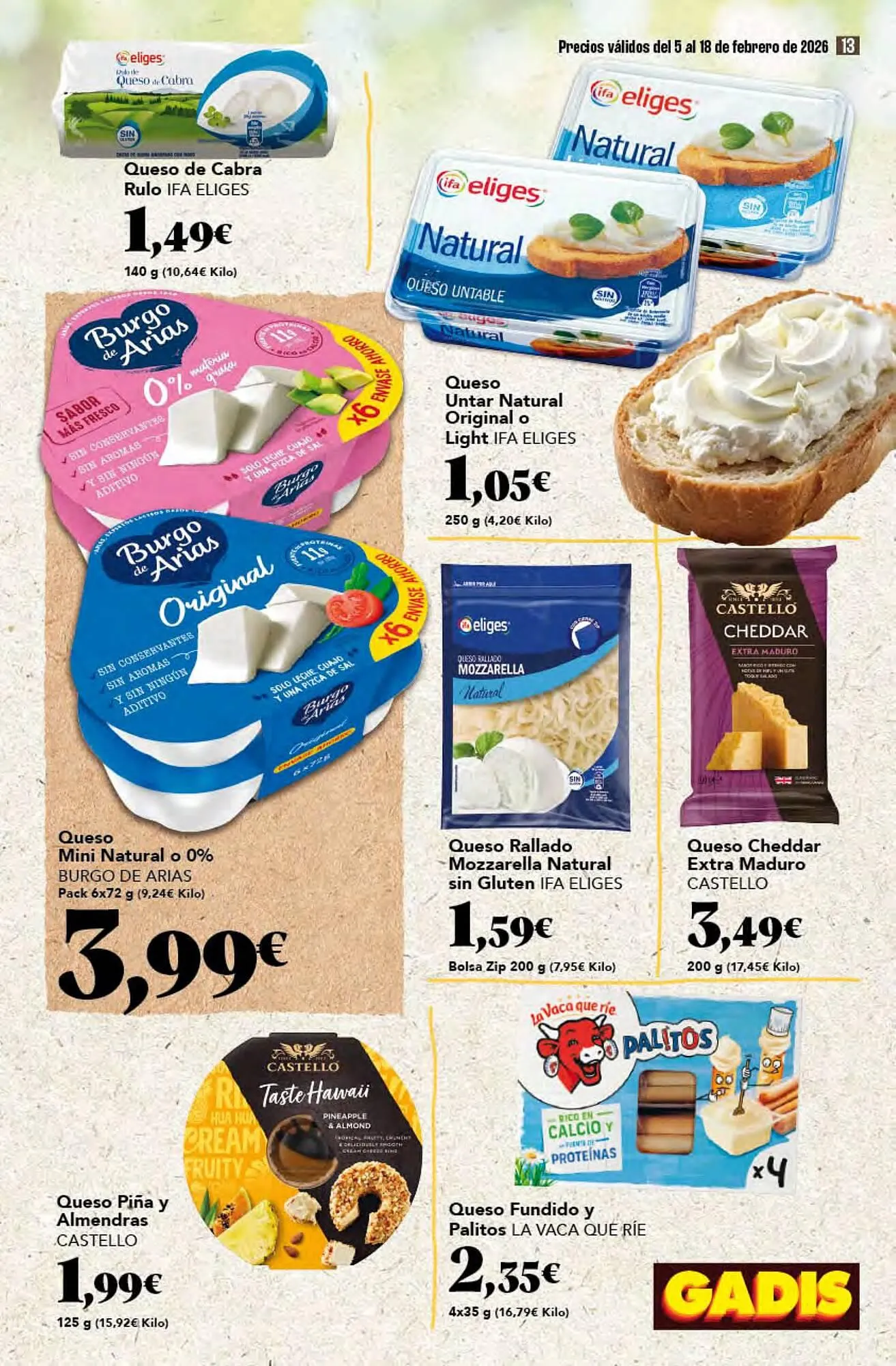 Catálogo de Folleto Gadis 5 de febrero al 18 de febrero 2026 - Página 13