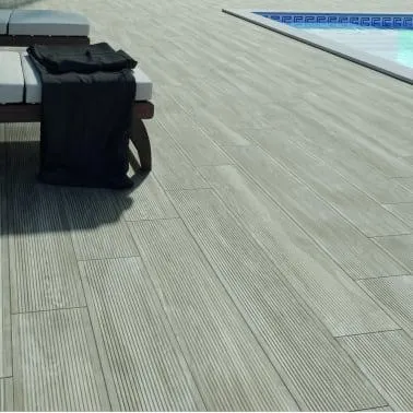 Pavimento porcelánico adobery taupe 23 x 120 cm