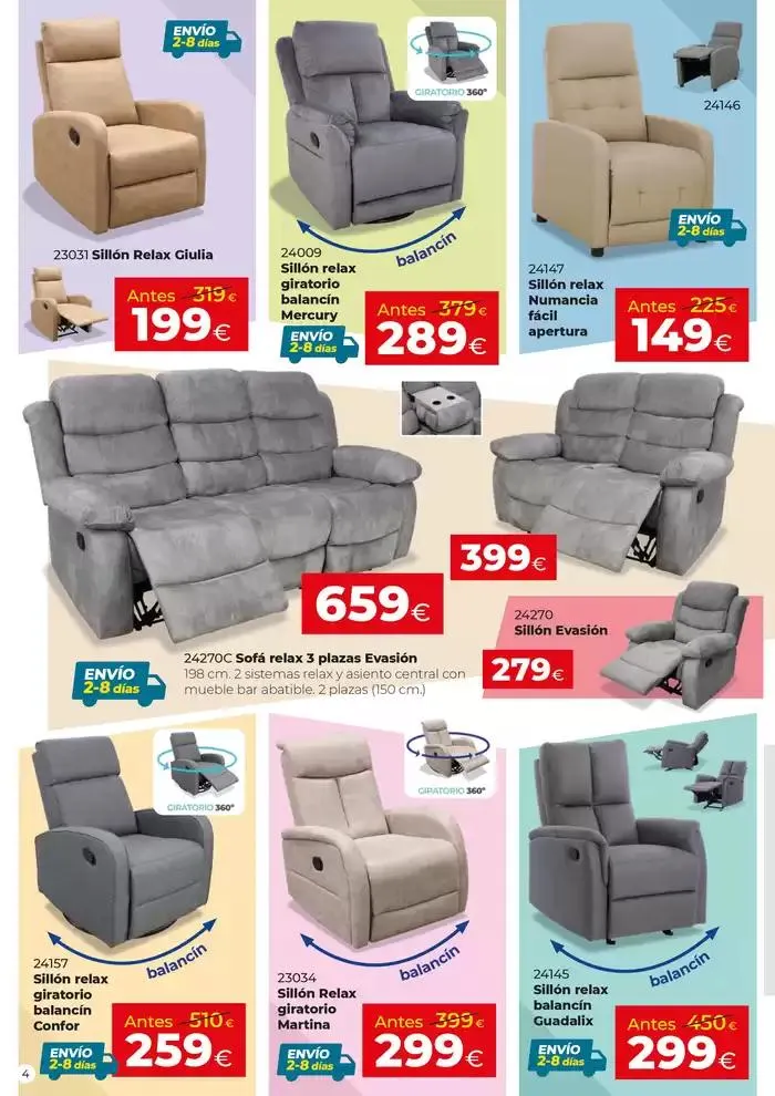 Catálogo de Más muebles por menos dinero 1 de octubre al 20 de octubre 2024 - Página 4