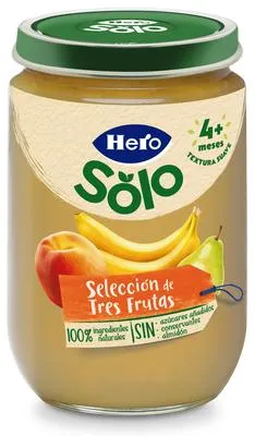 Tarro Hero Solo frutas 190g
