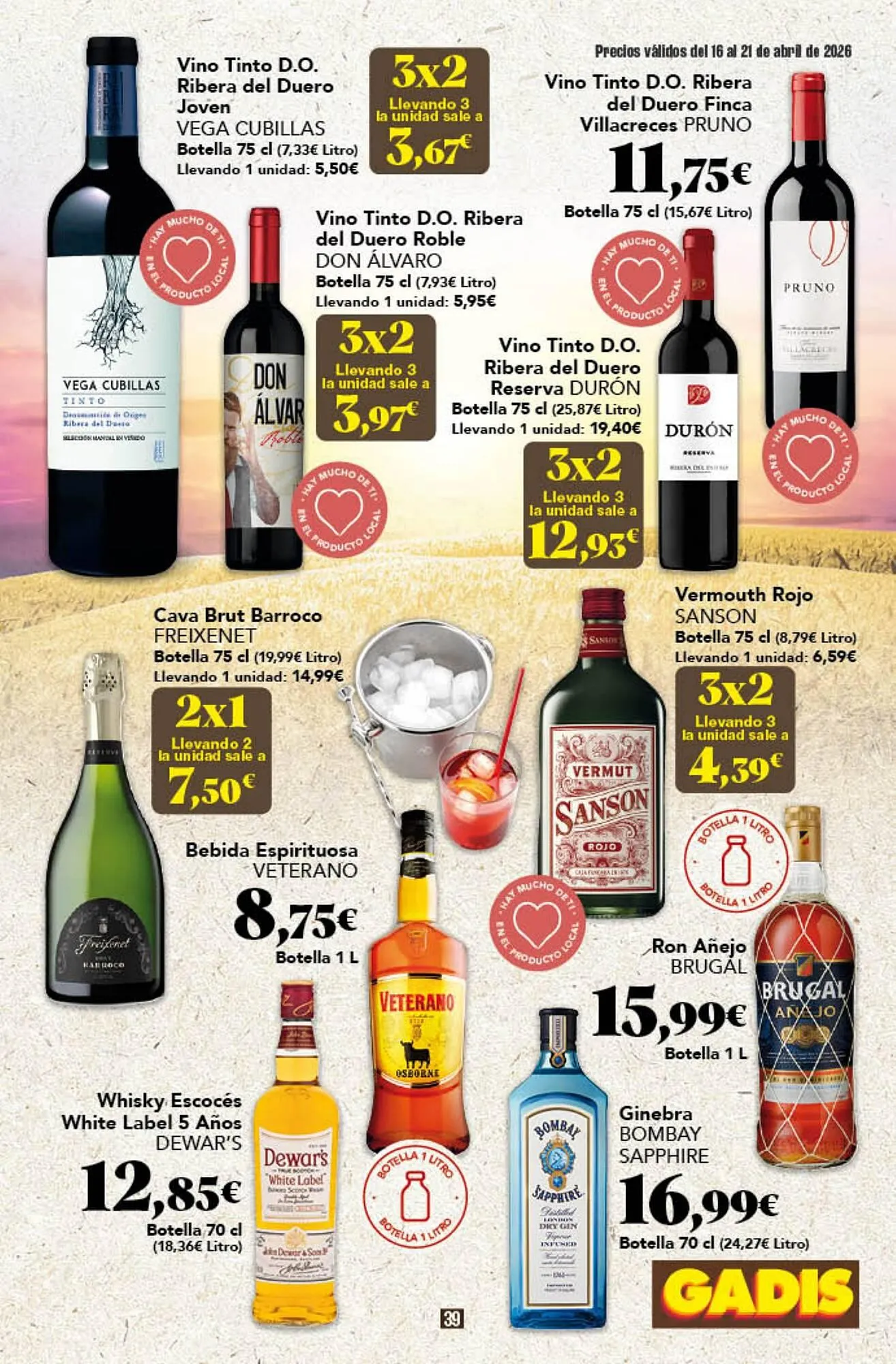 Catálogo de Folleto Gadis 16 de abril al 21 de abril 2026 - Página 39