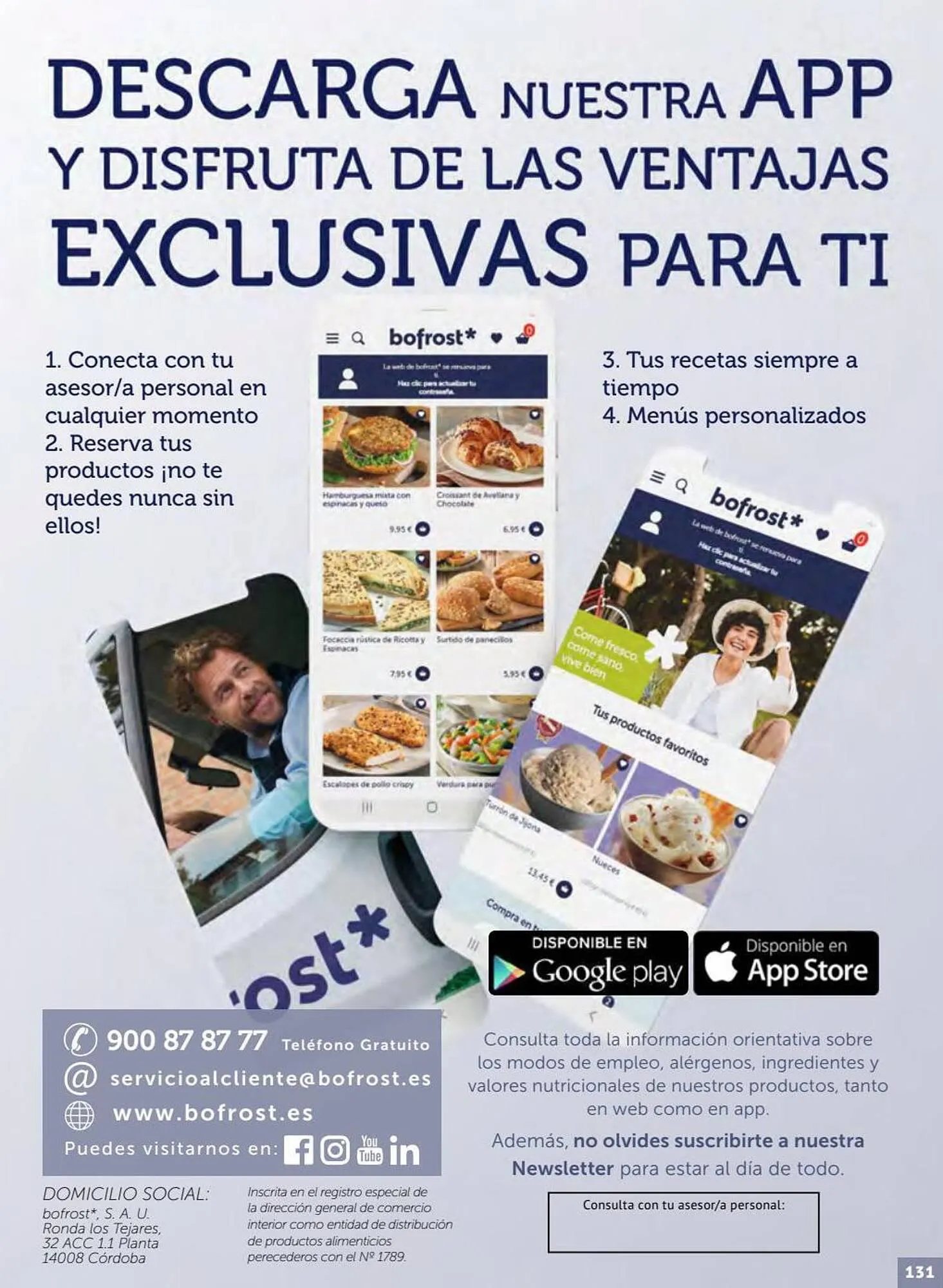 Catálogo de Folleto Bofrost 16 de marzo al 30 de septiembre 2023 - Página 131