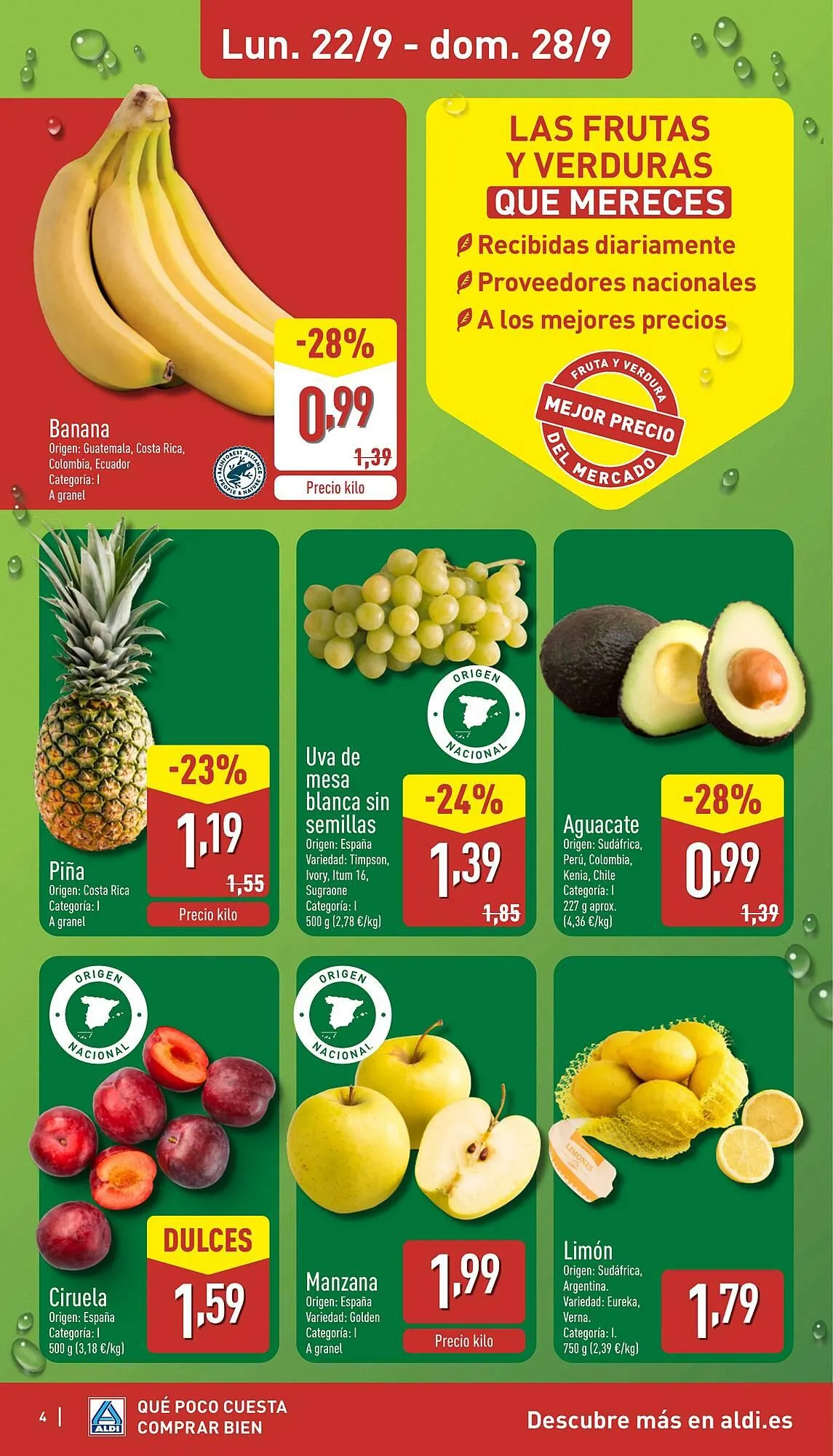 Catálogo de Folleto ALDI 22 de septiembre al 28 de septiembre 2025 - Página 4