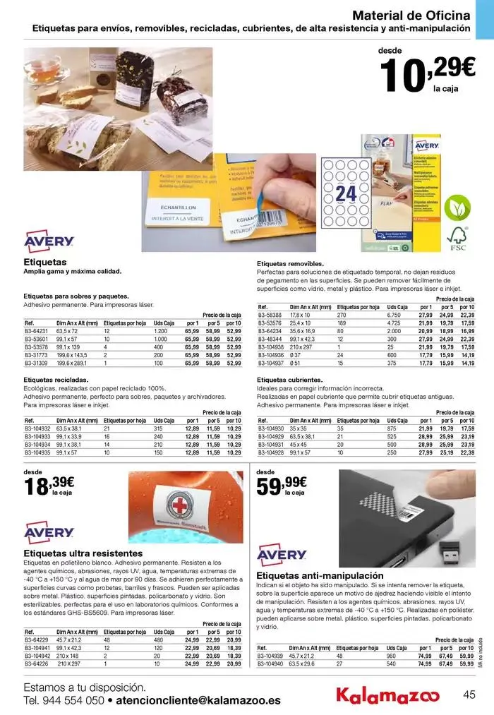 Catálogo de Staples Kalamazoo Catálogo General 9 de enero al 30 de septiembre 2025 - Página 45