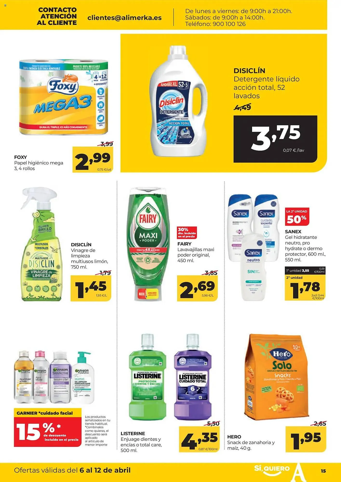 Catálogo de Folleto Alimerka 6 de abril al 12 de abril 2026 - Página 15