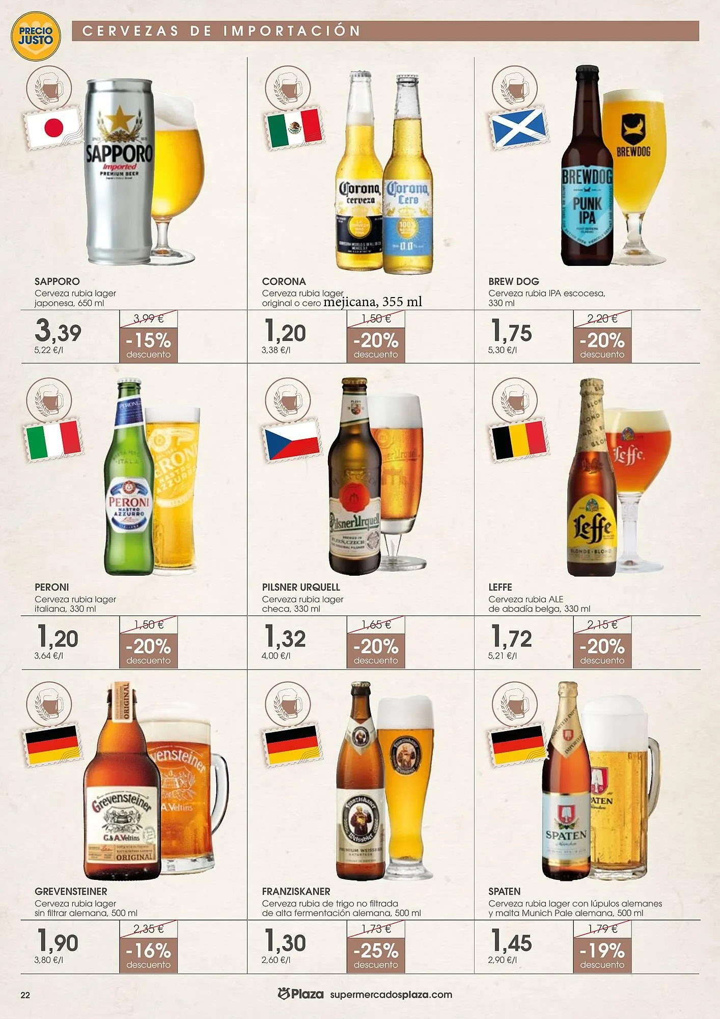 Catálogo de Folleto Supermercados Plaza 8 de mayo al 28 de mayo 2025 - Página 22