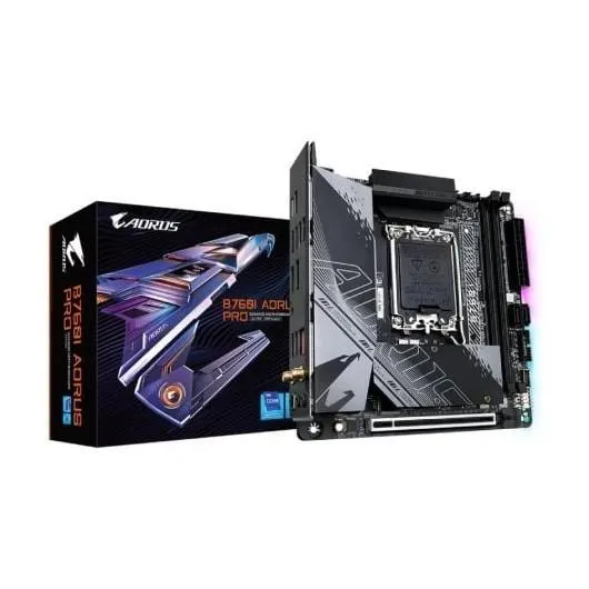 PLACA BASE GIGABYTE B760I AORUS PRO SOCKET 1700/ MINI-ITX