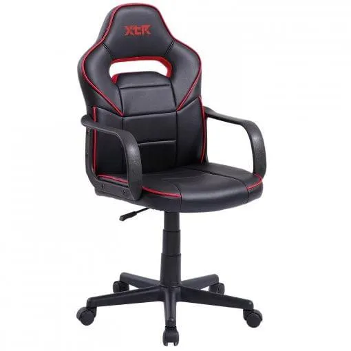Silla gaming XTR Junior altura regulable símil piel 98-108x60x60 cm