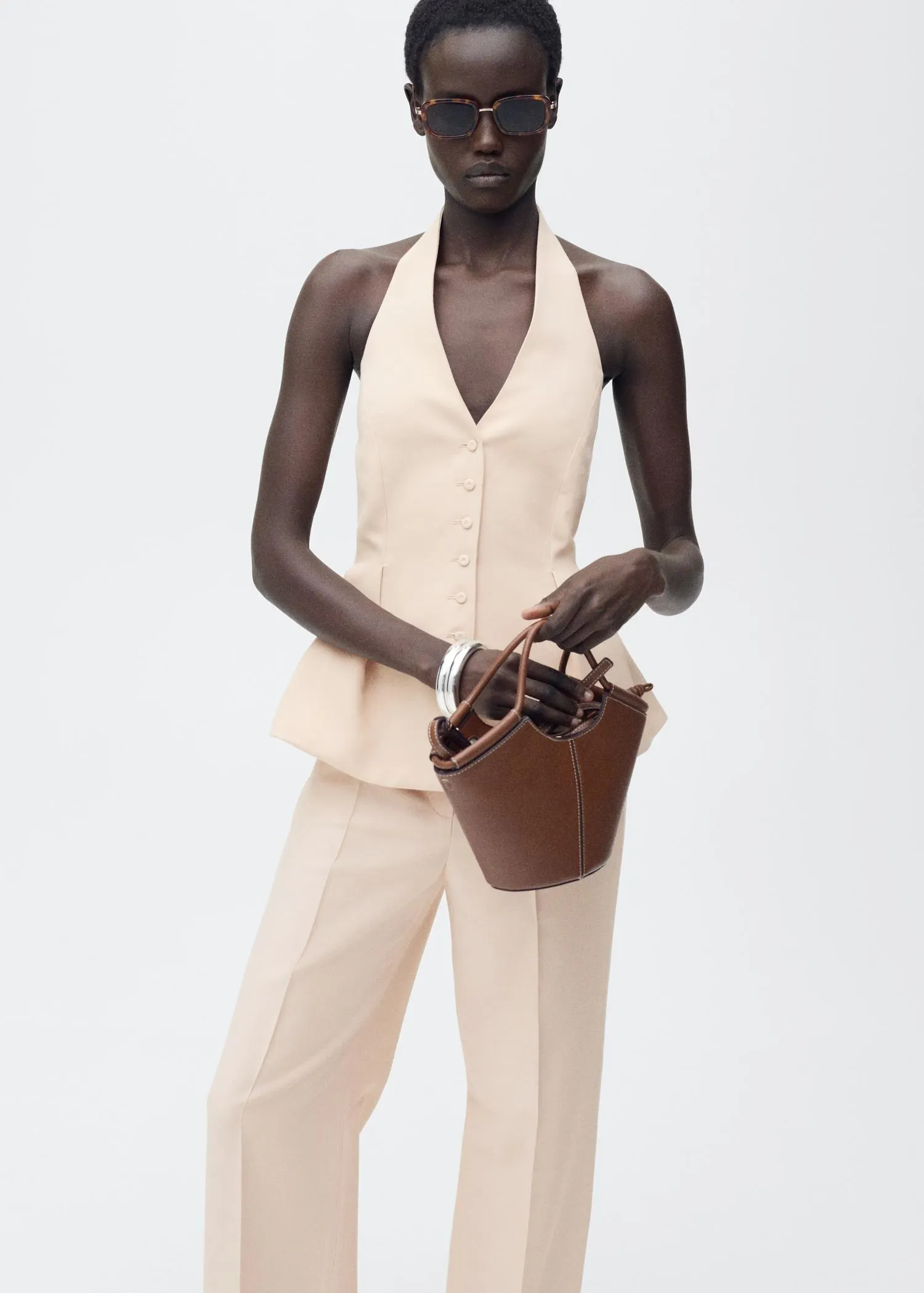 Pantalón recto traje