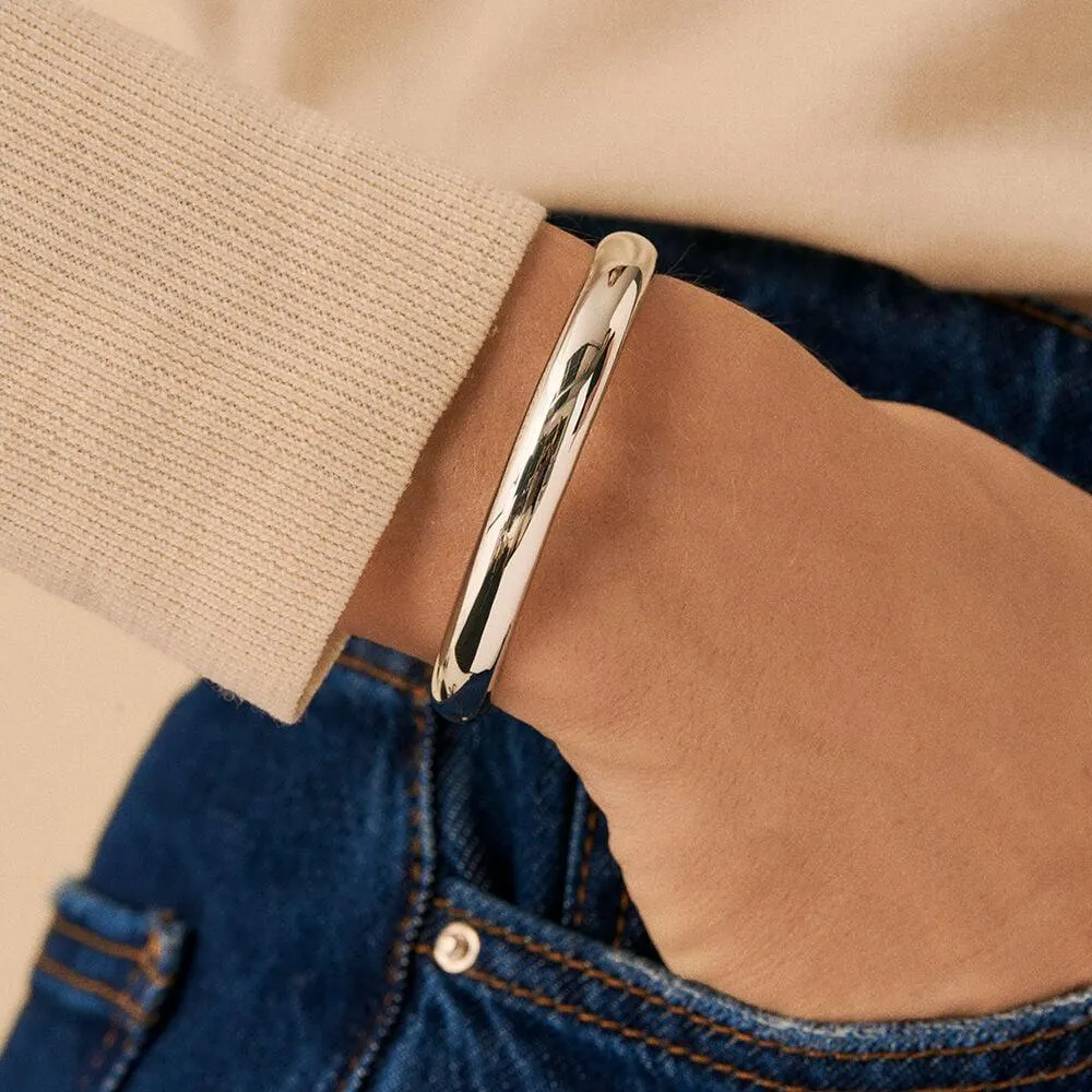 Pulsera rígida BRIGITTE - Plateado