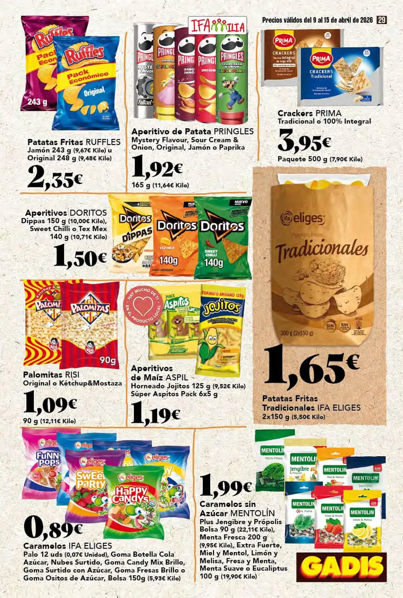 Catálogo de Folleto Gadis 9 de abril al 15 de abril 2026 - Página 29