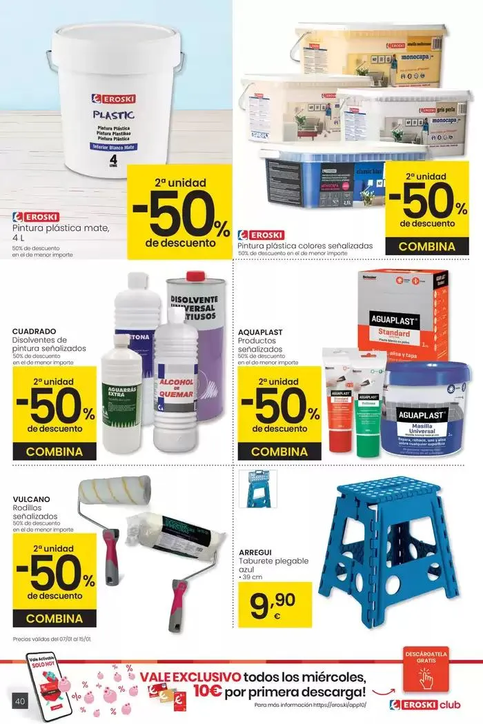 Catálogo de Más de 2000 productos, SIEMPRE A BUEN PRECIO HIPERMERCADOS EROSKI 4 de enero al 14 de enero 2025 - Página 40