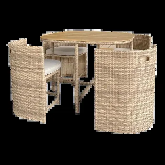 Conjunto de comedor Elos 4 piezas Goodhome