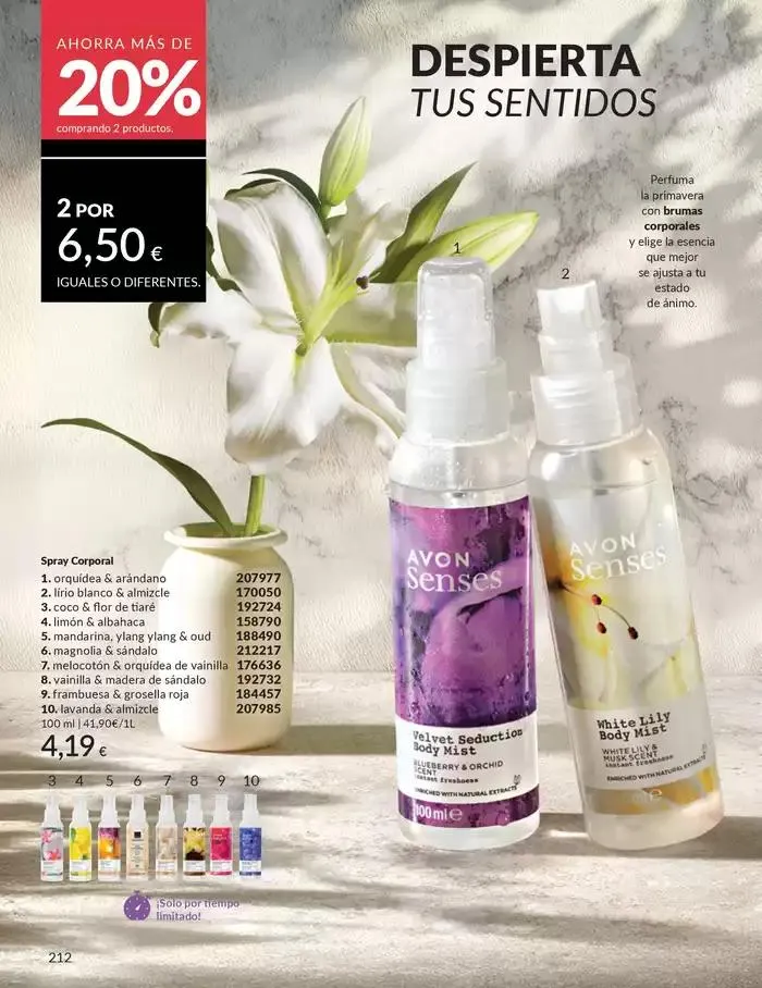 Catálogo de Catálogo AVON 3 de marzo al 31 de marzo 2025 - Página 212