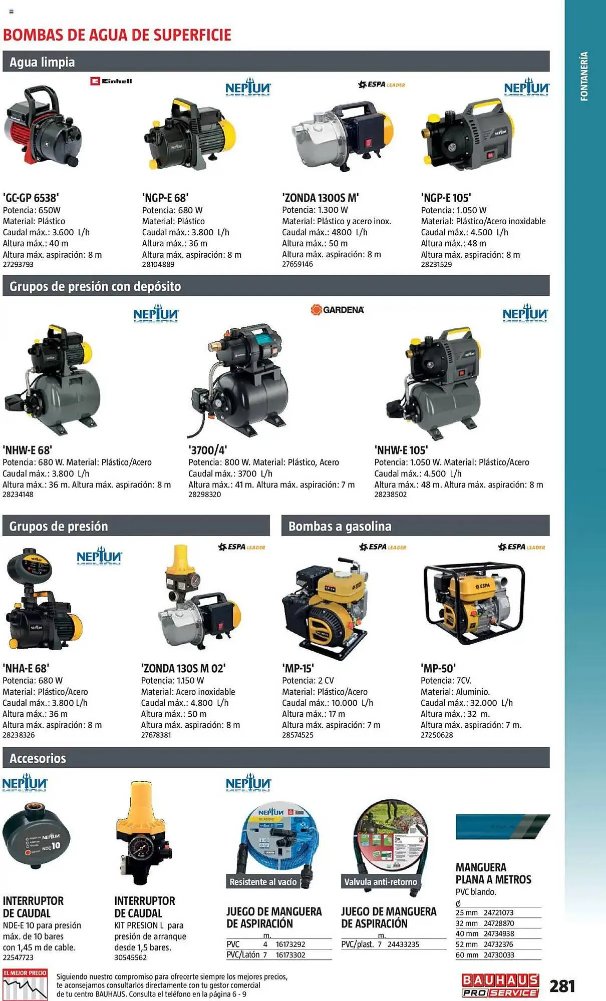 Catálogo de Folleto Bauhaus 24 de febrero al 31 de diciembre 2025 - Página 281