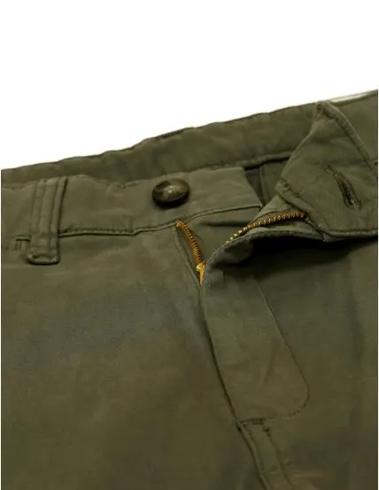 Pantalón satén lavado Verde