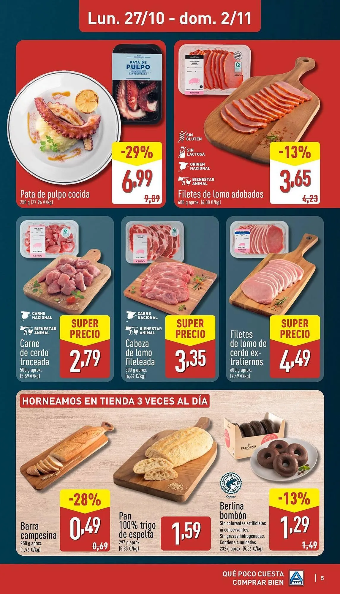 Catálogo de Folleto ALDI 27 de octubre al 2 de noviembre 2025 - Página 5