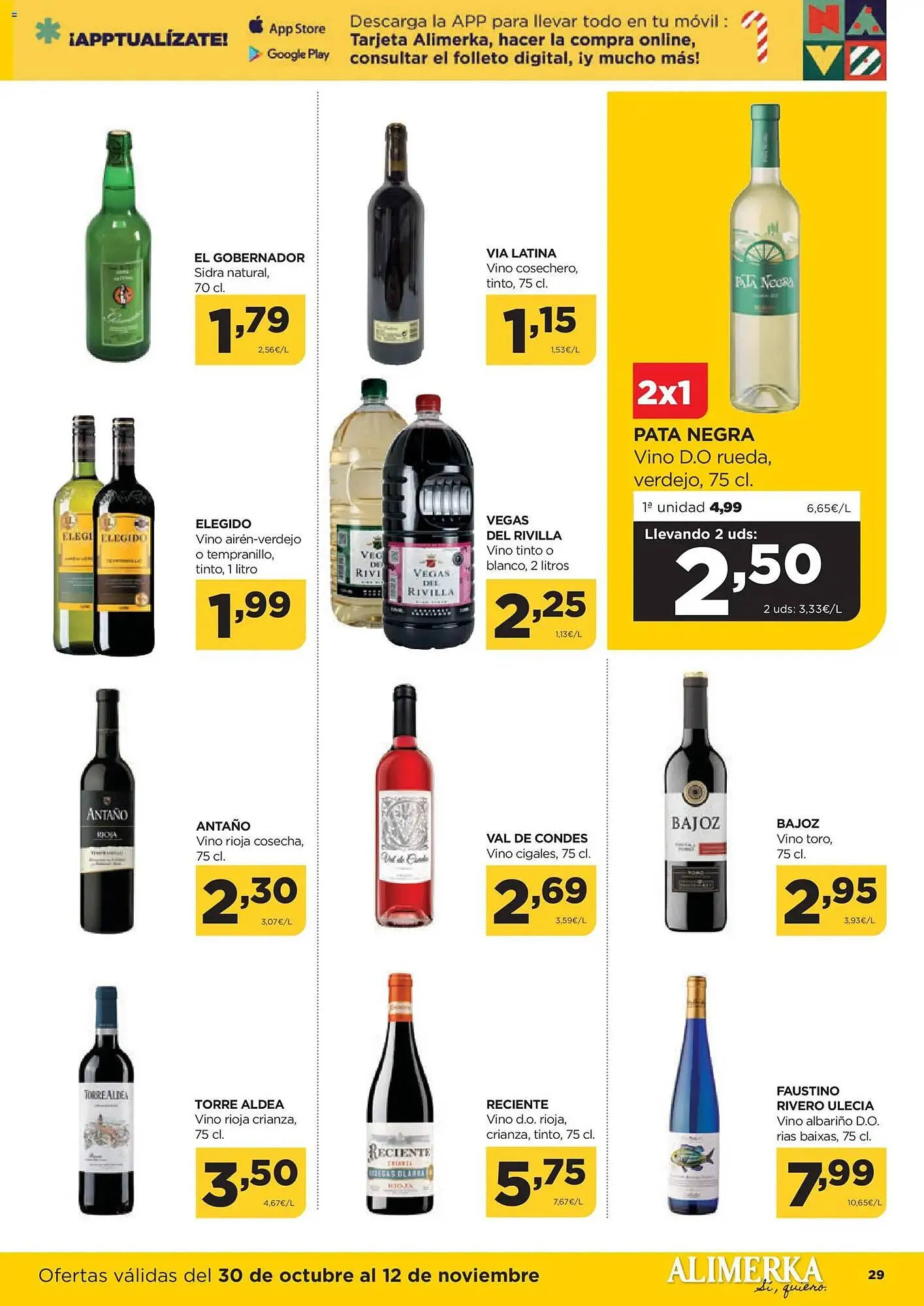 Catálogo de Folleto Alimerka 30 de octubre al 12 de noviembre 2025 - Página 29